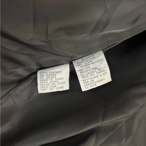 Nine West 100% Genuine Leather Black Blazer Jacket Women’s Size 8 (Medium) - Picture 3 of 8